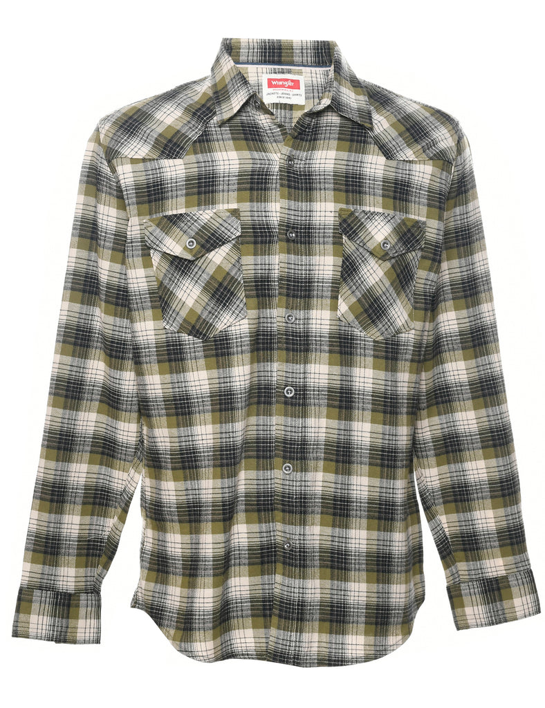 Wrangler Checked Shirt - M