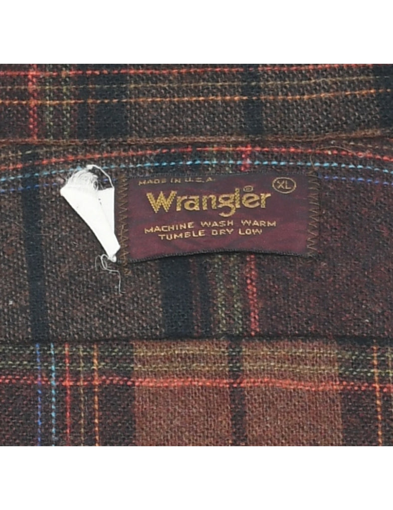 Wrangler Checked Shirt - XL