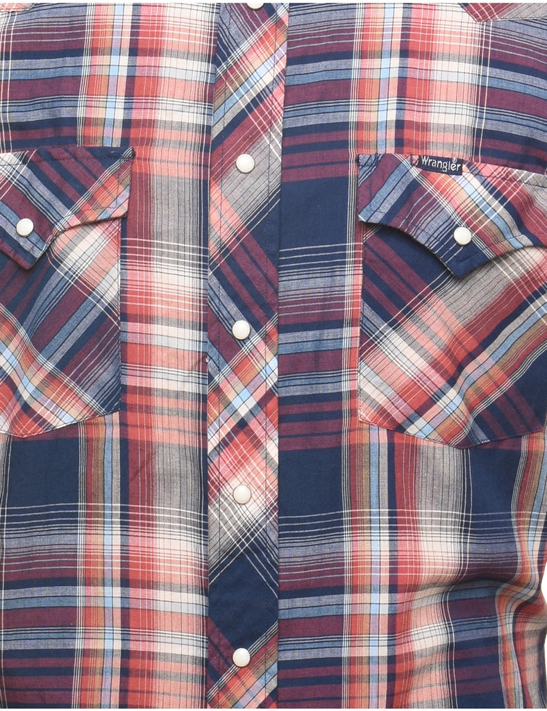 Wrangler Checked Western Multi-Colour Shirt - XL