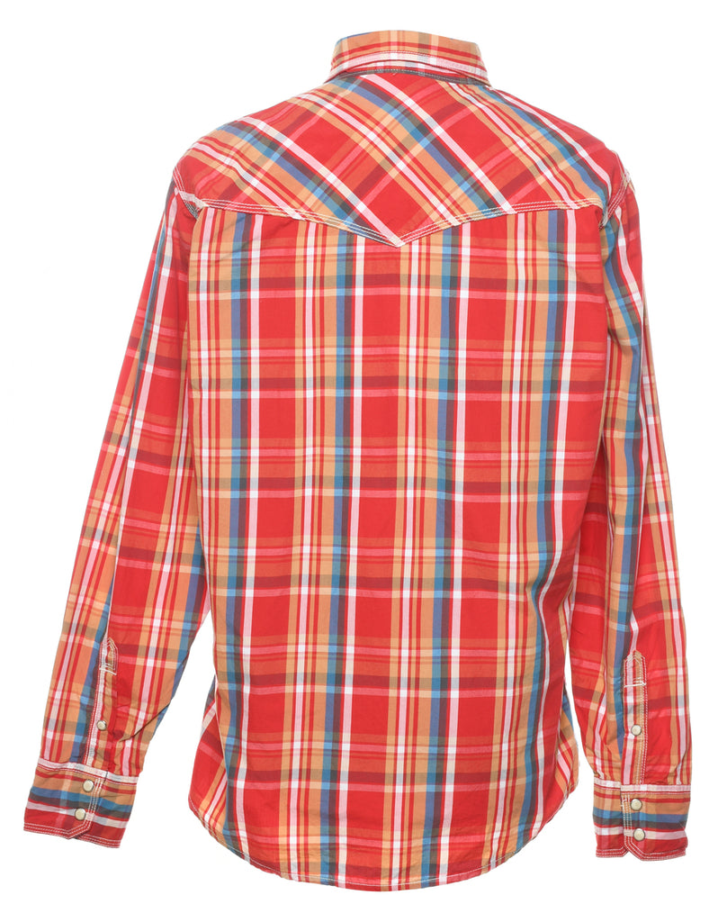 Wrangler Checked Western Shirt - M