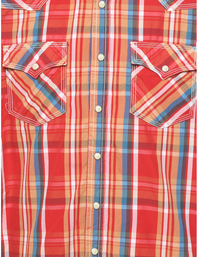 Wrangler Checked Western Shirt - M