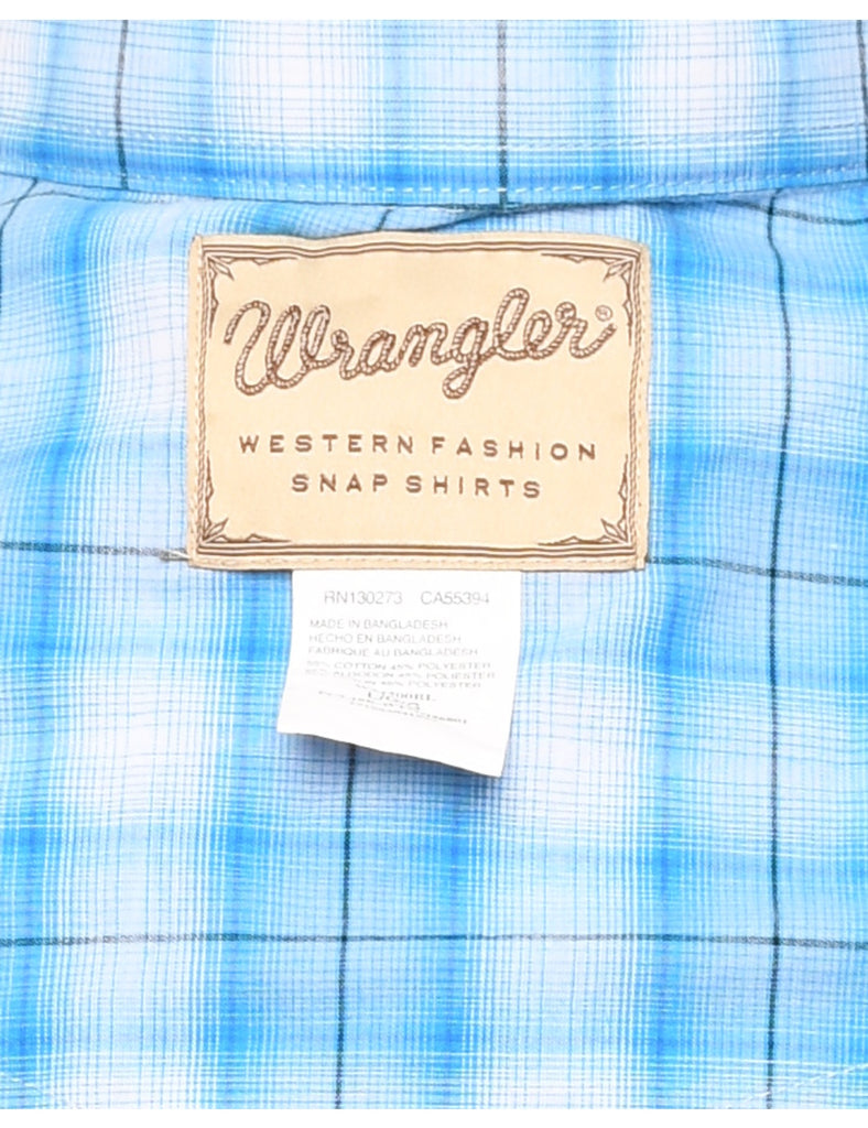 Wrangler Checked Western Shirt - L