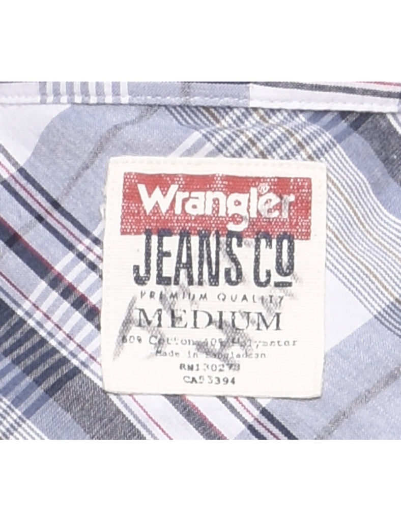 Wrangler Checked Western Shirt - M