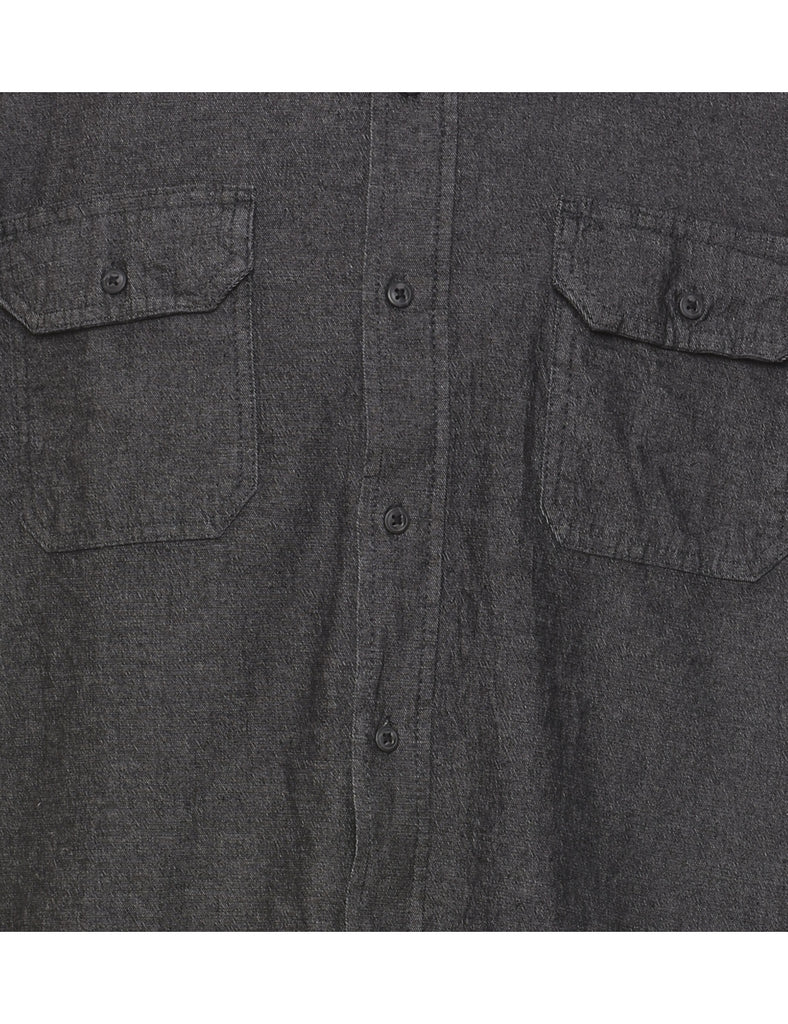 Wrangler Dark Grey Denim Shirt - XL