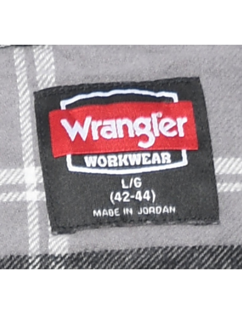 Wrangler Hooded Denim Shirt - L