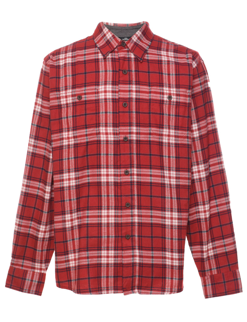 Wrangler Red Classic Checked Shirt - L