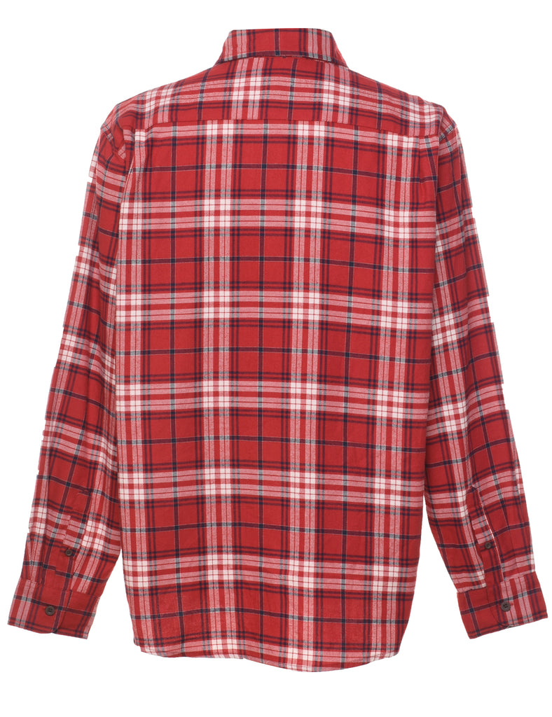 Wrangler Red Classic Checked Shirt - L