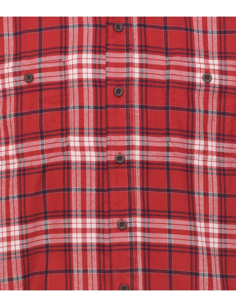 Wrangler Red Classic Checked Shirt - L