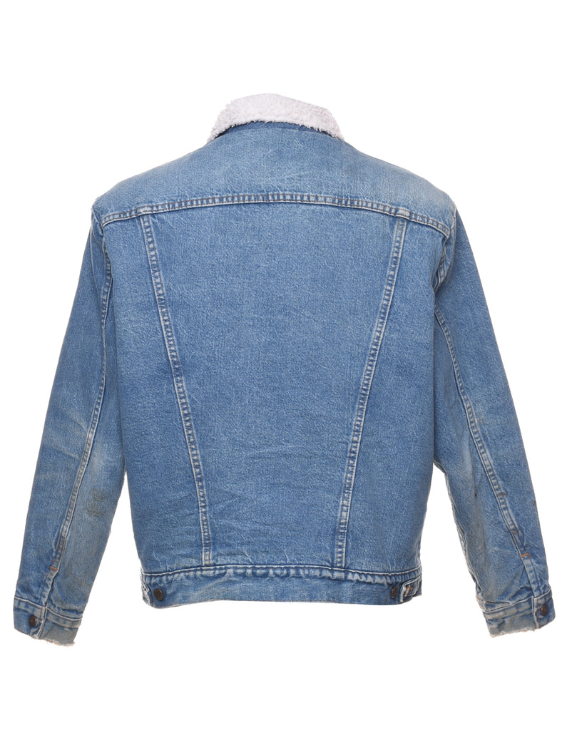 Wrangler Shearling Denim Jacket - M