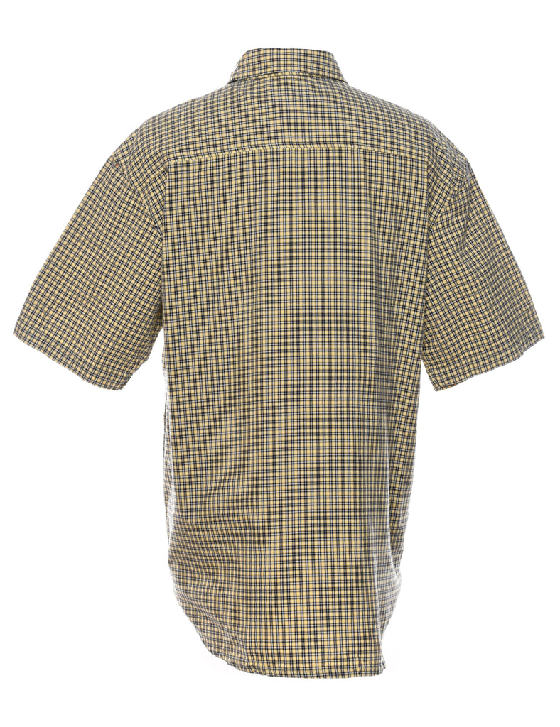 Yellow Checked Shirt - M