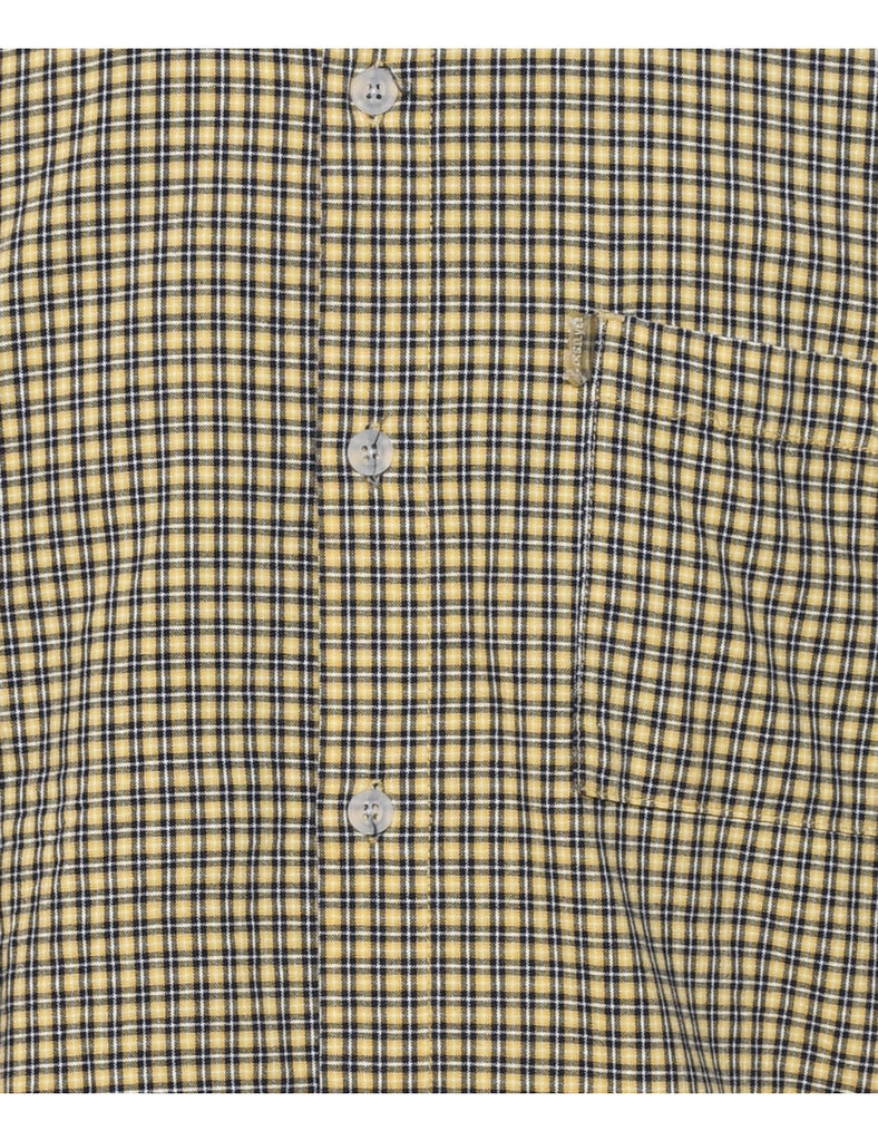 Yellow Checked Shirt - M