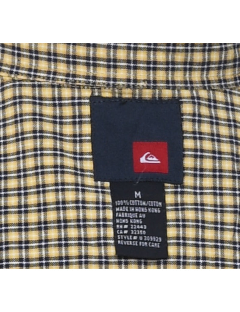 Yellow Checked Shirt - M