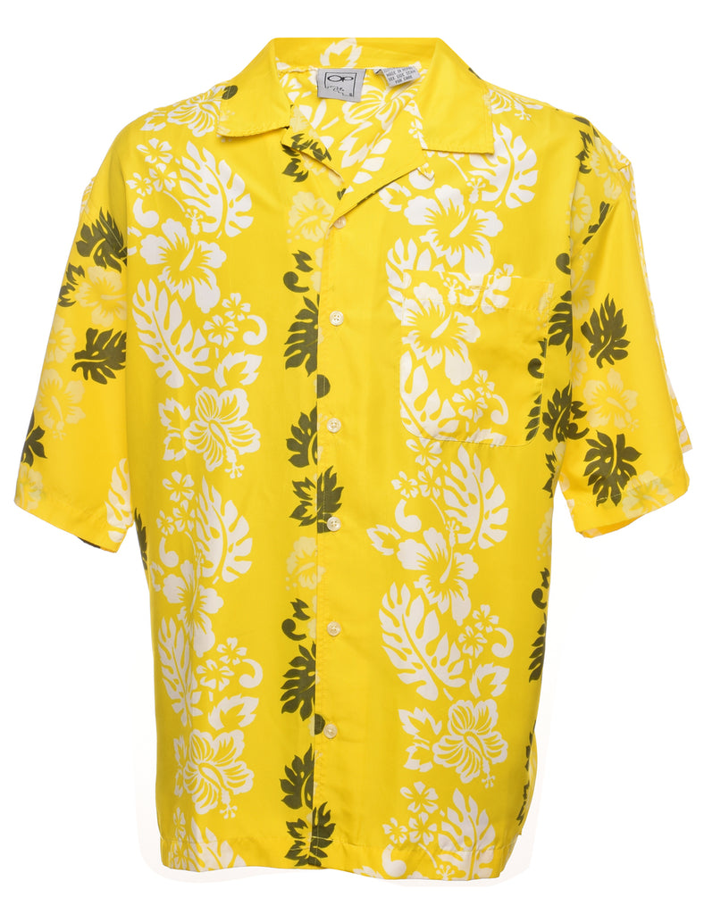 Yellow Hawaiian Shirt - L