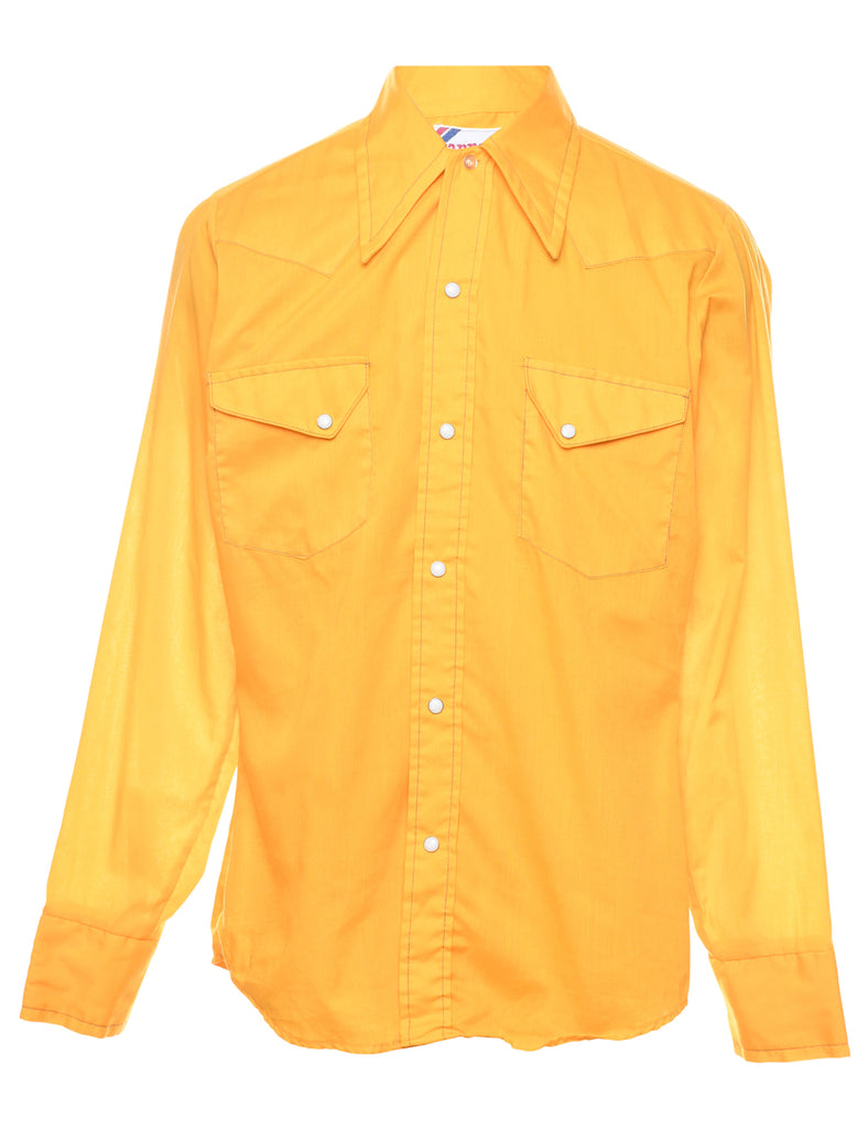 Yellow Western Shirt - M