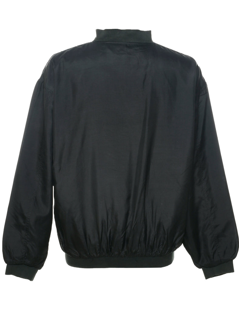 Zip Front Bomber Jacket - L