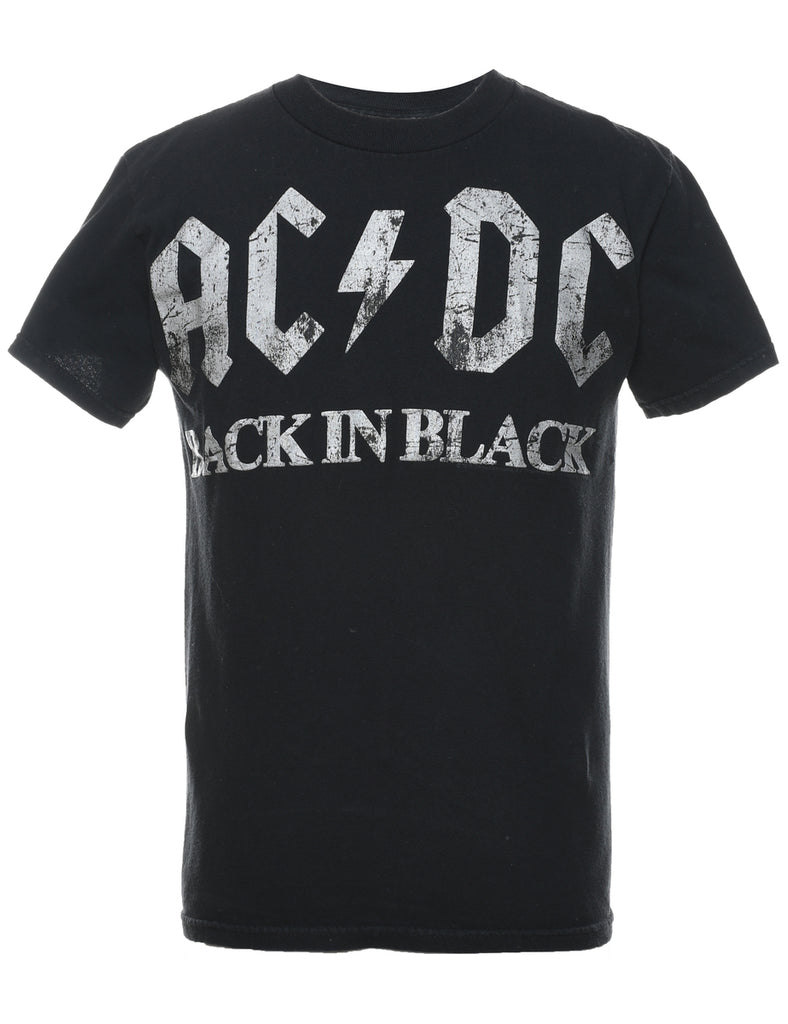 AC/DC Black Classic Band T-shirt - S