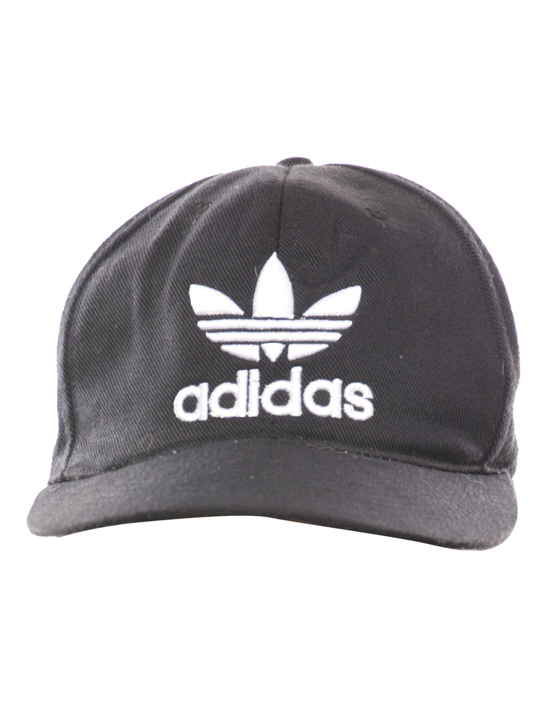 Adidas Black Embroidered Cap - XS