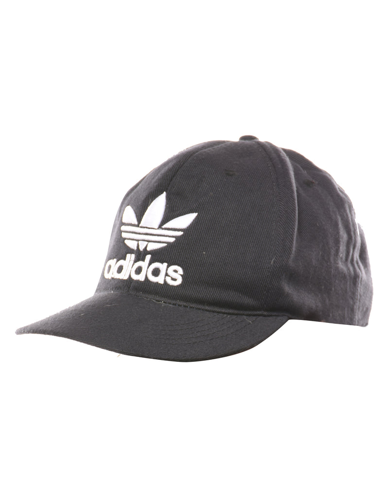 Adidas Black Embroidered Cap - XS