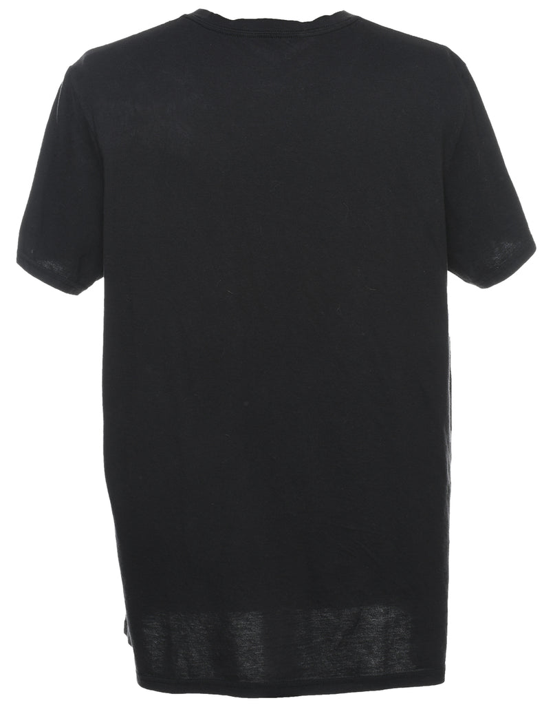 Adidas Black & White Printed T-shirt - XL