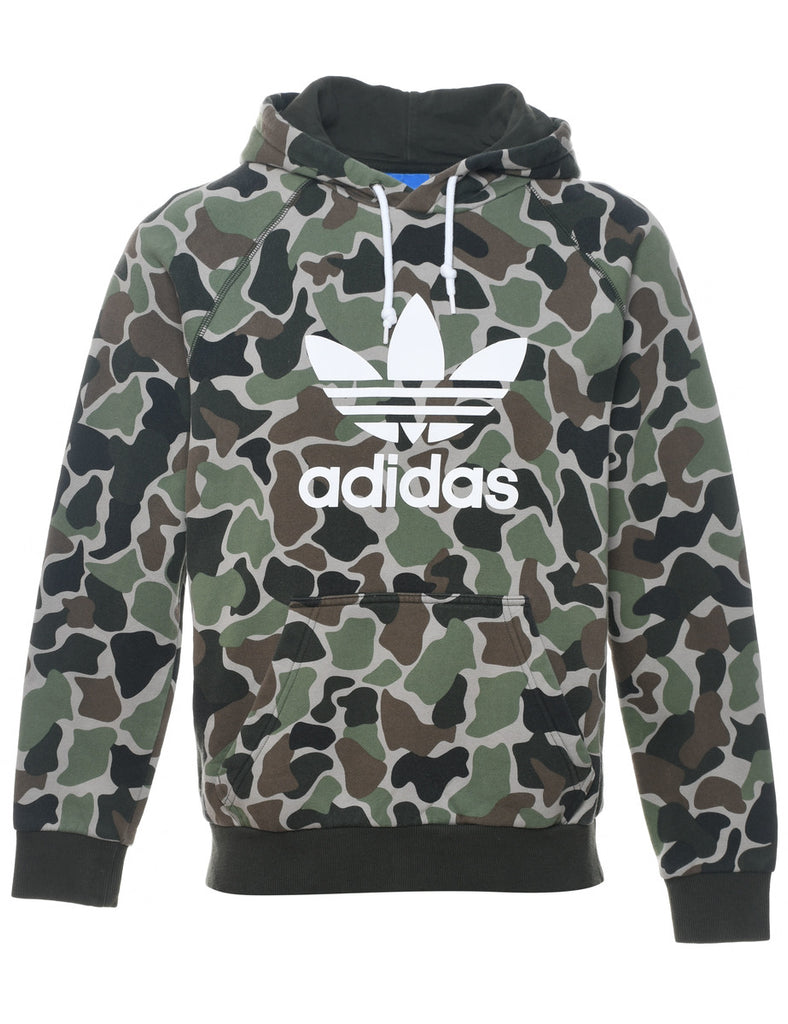 Adidas Camouflage Hoodie - S