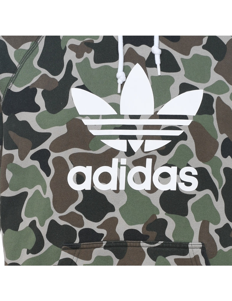 Adidas Camouflage Hoodie - S