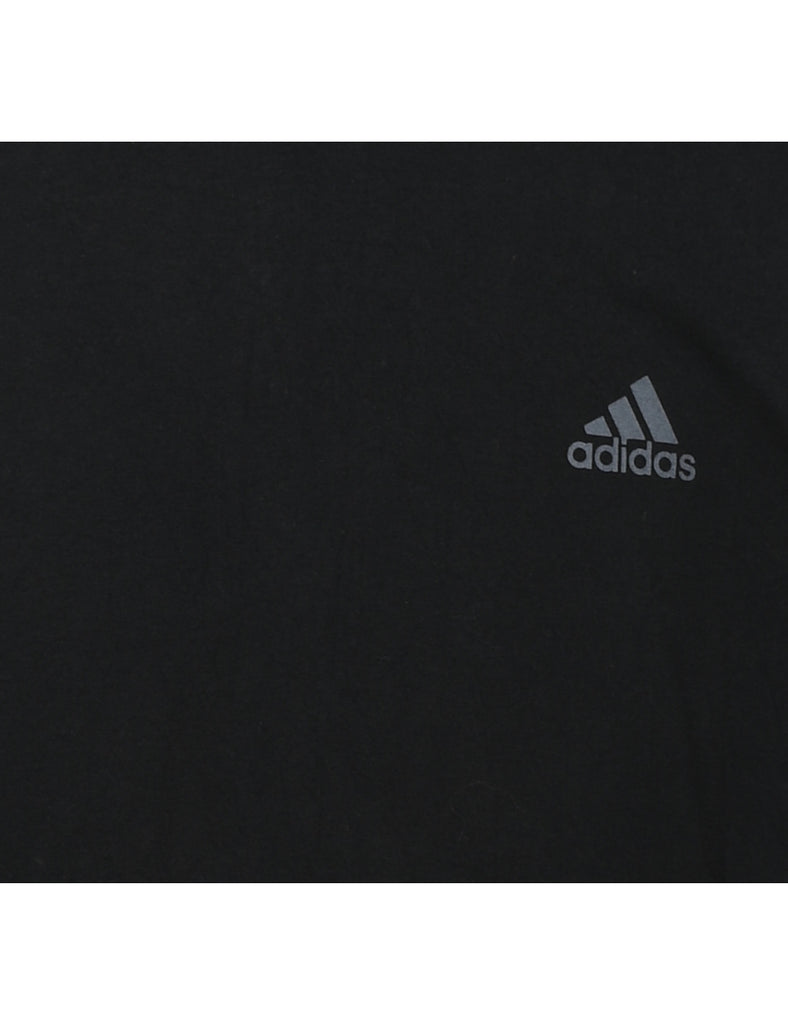 Adidas Plain Black Classic T-shirt - L