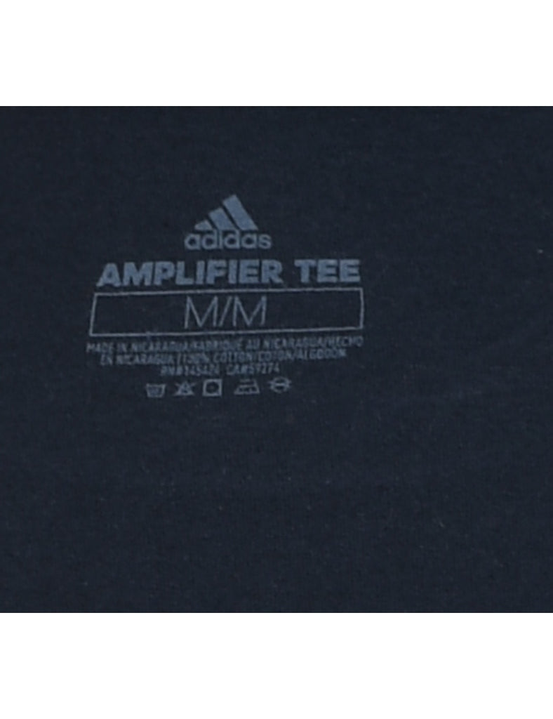 Adidas Printed Black & White T-shirt - M