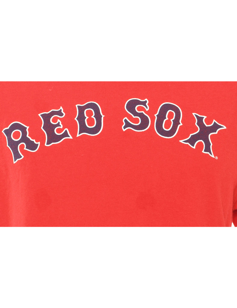 Adidas Red Sox Baseball Printed T-shirt - M