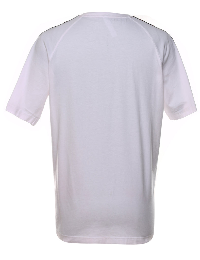 Adidas White Classic T-Shirt - M