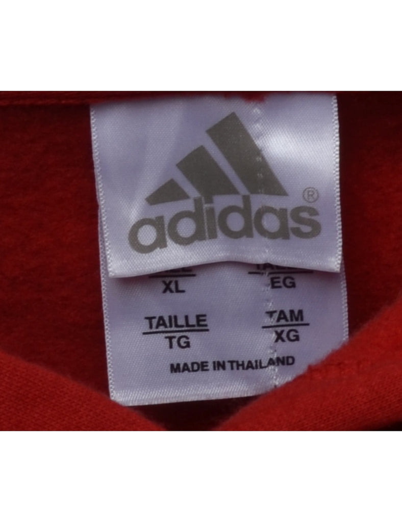 Adidas Wisconsin Printed Hoodie - XL