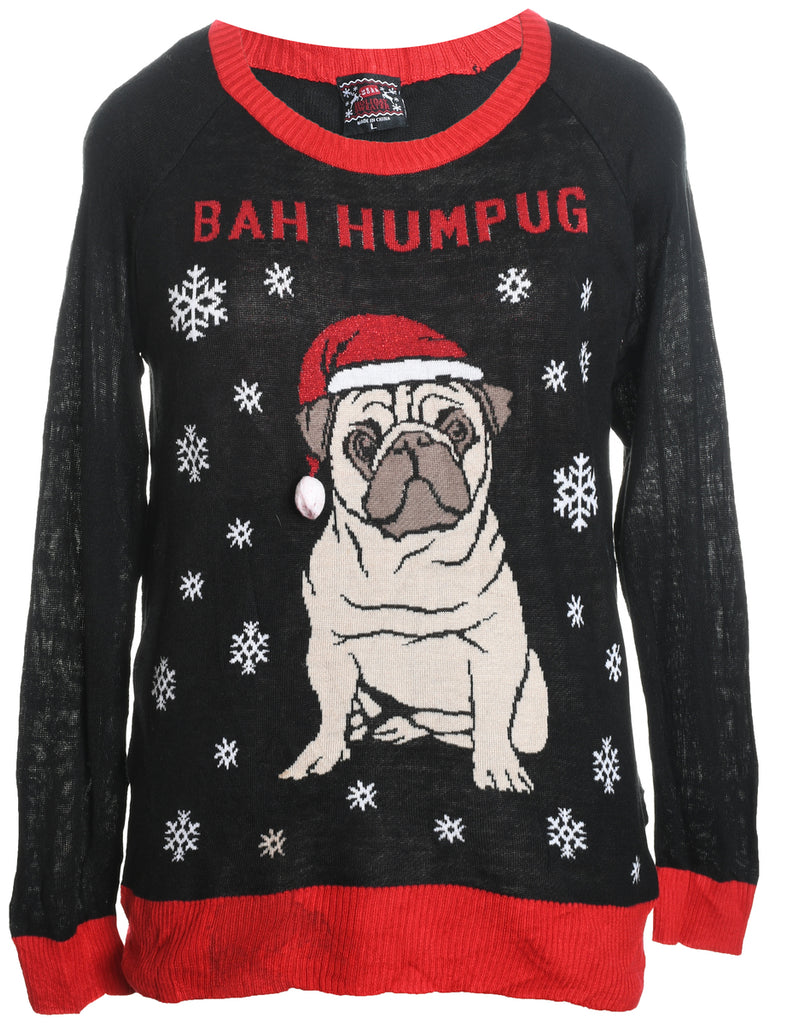 Animal Design Christmas Jumper - L