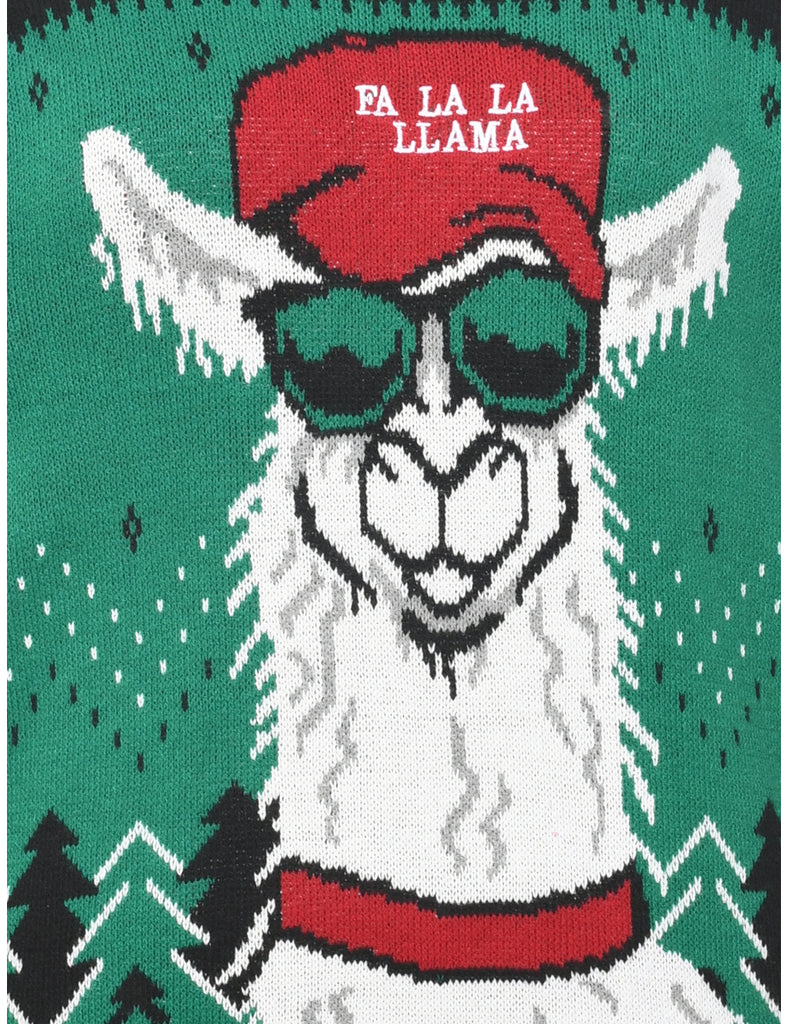 Animal Design Christmas Jumper - L