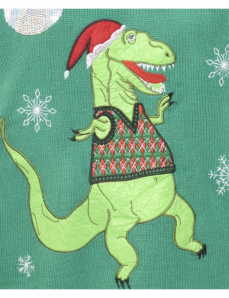 Animal Design Christmas Jumper - L