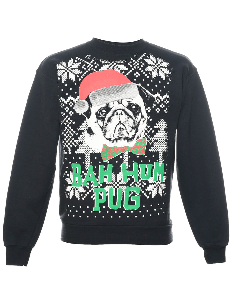 Animal Design Christmas Sweatshirt - S