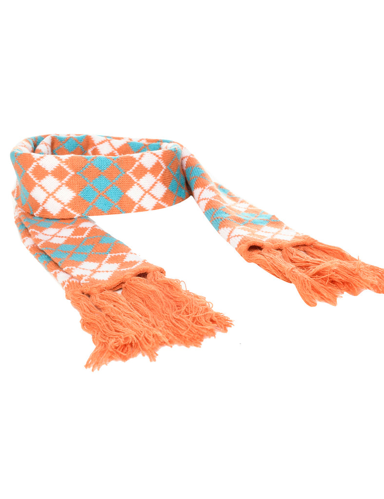 Argyle Winter Scarf - M