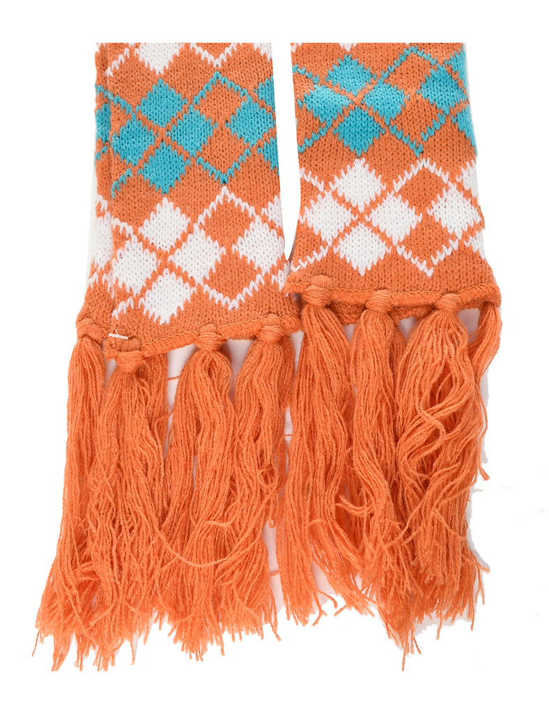 Argyle Winter Scarf - M