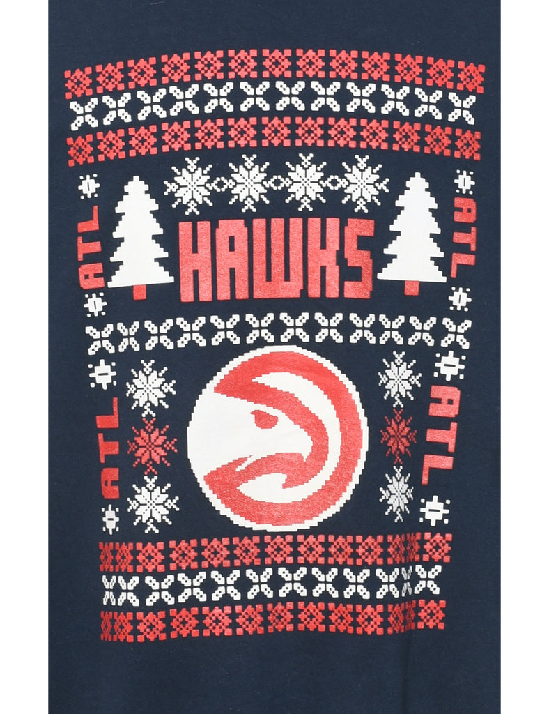 Atlanta Hawks Christmas Sweatshirt - XL