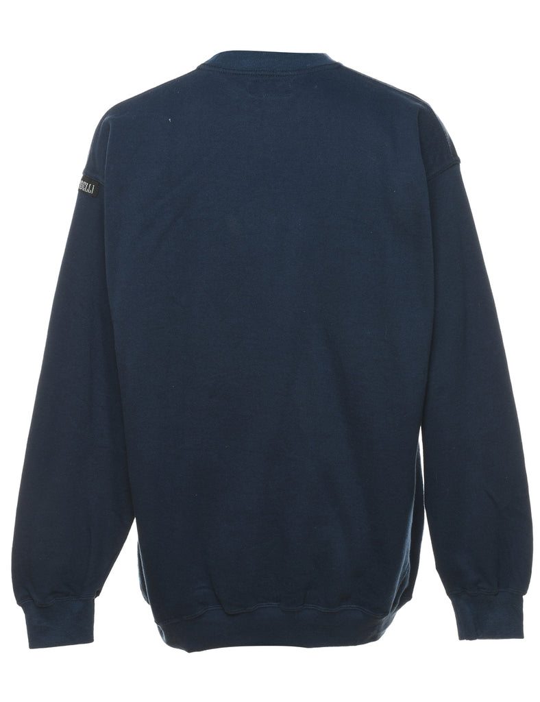 Austria Navy Embroidered Sweatshirt - L