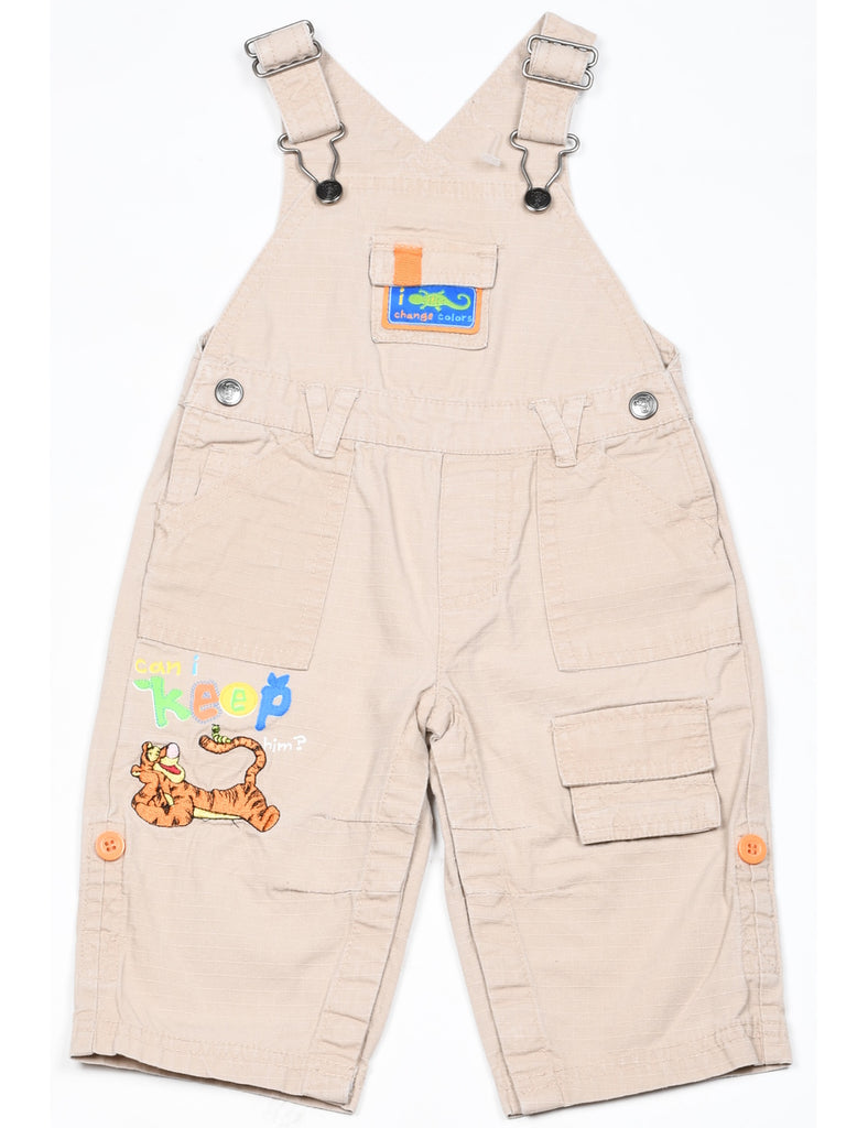 Beige Disney Dungarees - 6 MONTHS