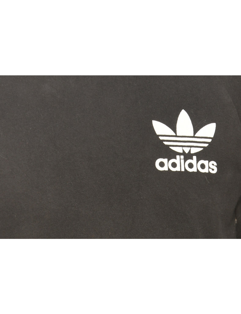 Black Adidas Printed T-shirt - S