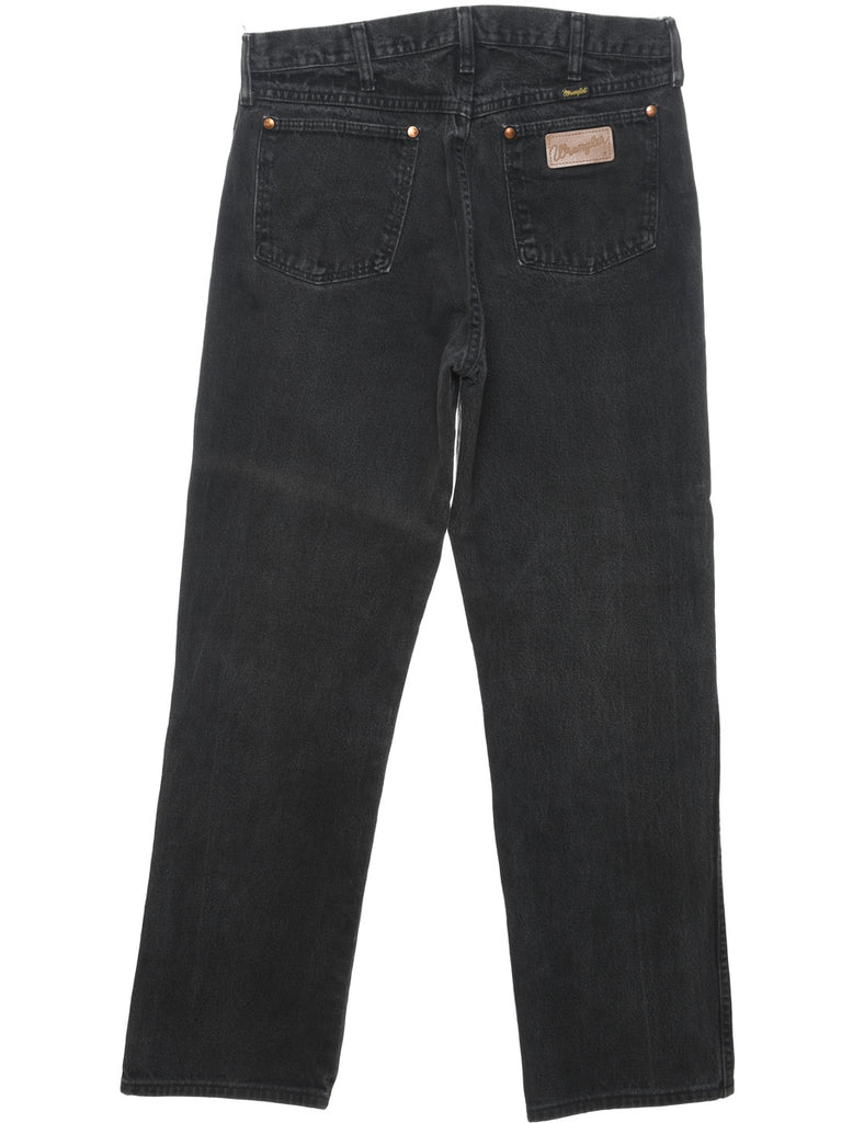 Black Classic Straight-Fit Wrangler Jeans - W30 L31