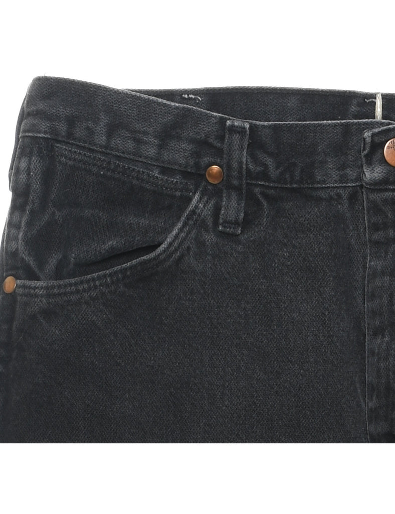 Black Classic Straight-Fit Wrangler Jeans - W30 L31