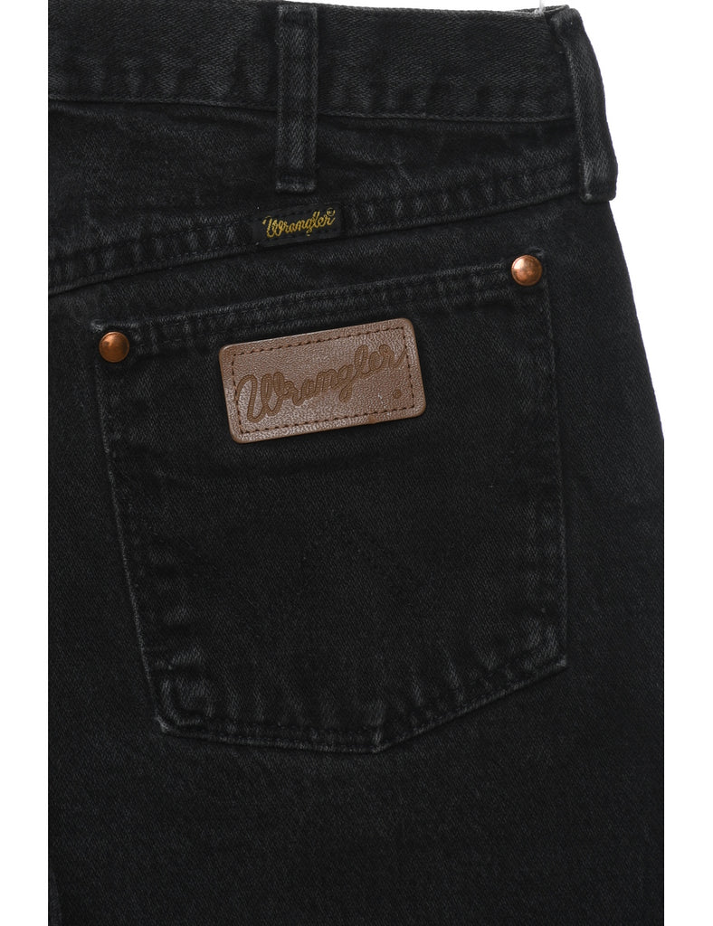 Black Classic Straight-Fit Wrangler Jeans - W30 L31