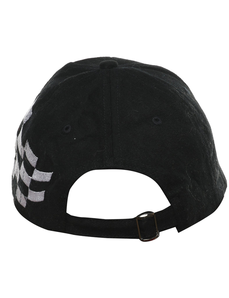 Black Embroided Cap - XS