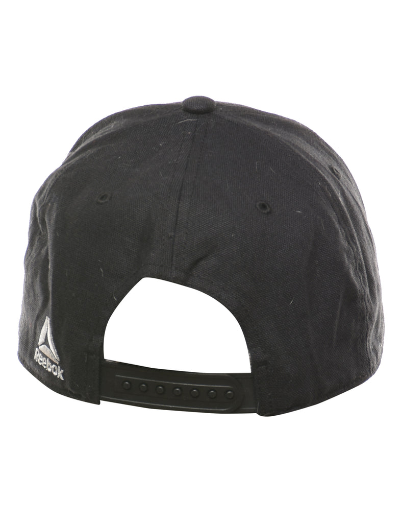 Black Embroided Cap - XS