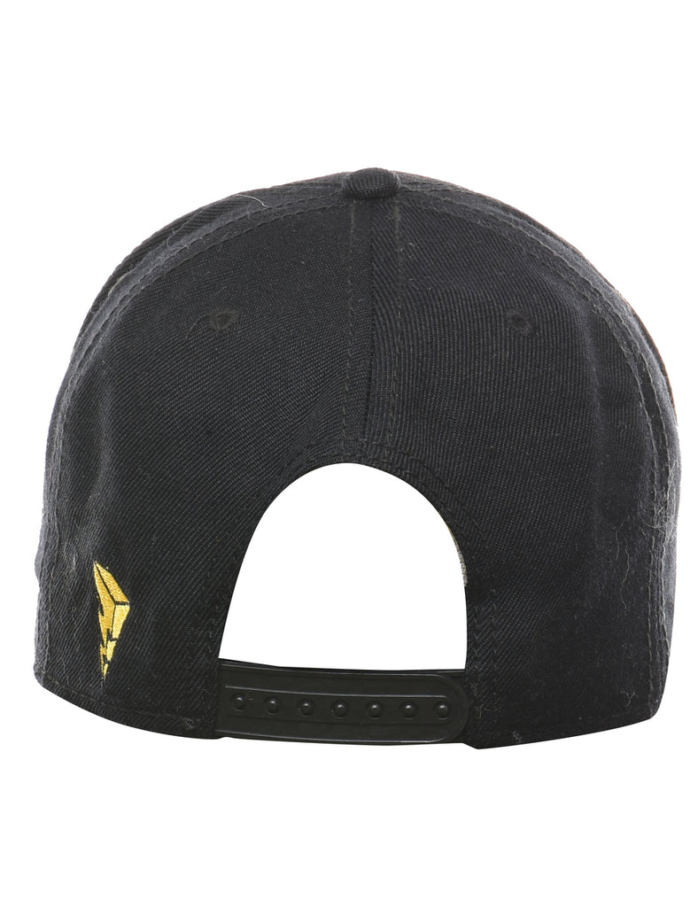 Black Embroided Cap - XS