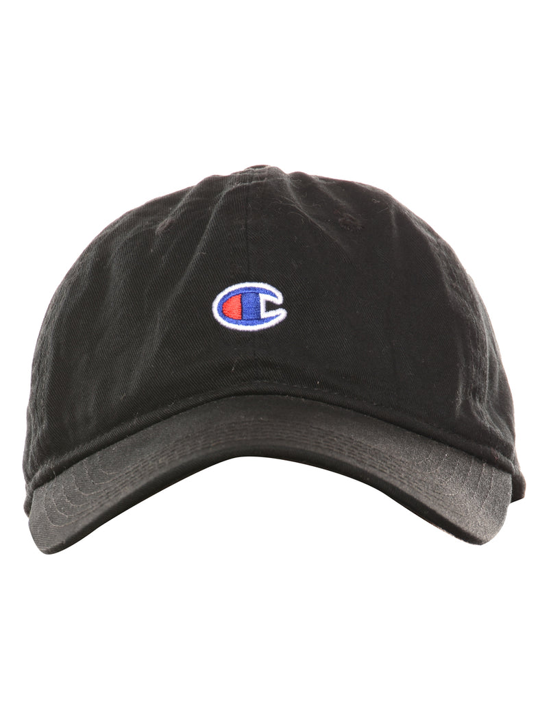 Black Embroidery Cap - XS