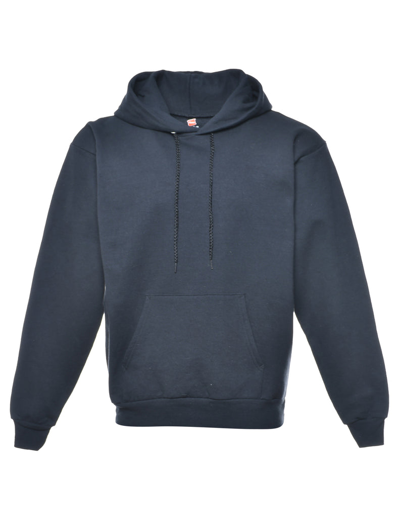 Black Hanes Hooded Sweatshirt - M