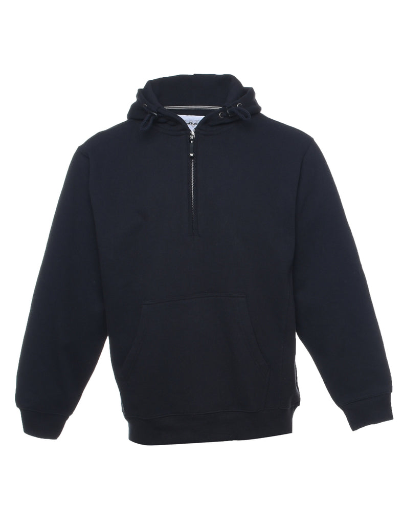 Black Hooded Sweatshirt - L