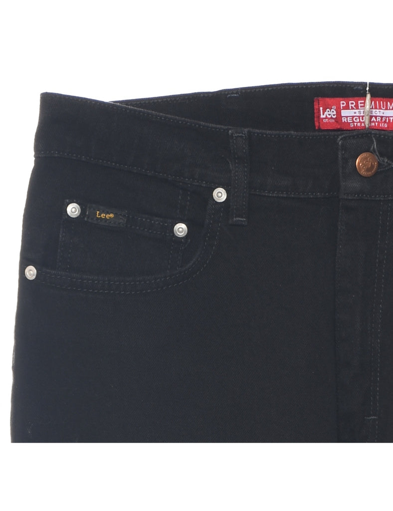 Black Lee Jeans - W34 L32